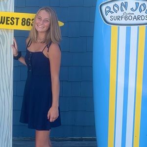 Navy blue super cute sundress